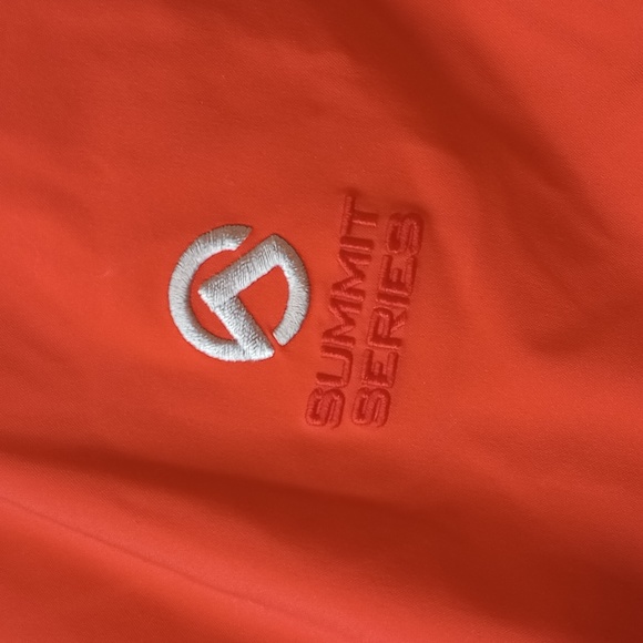 The North Face Summit Series HYVENT Alpha PRIMALOFT Hooded Orange Jacket Large - Picture 17 of 17